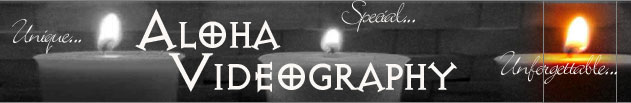 Aloha Maui Wedding Videography- if you want to preserve your special wedding day memories & make them a magical keepsake for generations to come! Videographer Gary Robilotta. Maui wedding video.